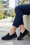 ® | Black Women's Comfortable Sole Ballerina Sneakers - 2