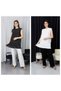 Women's Hijab Sleeveless 2-Pack Black-White Pleated Underwear Shirt Tunic Blouse Pleated Pleated - 2