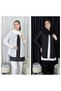 Women's Hijab Sleeveless 2-Pack Black-White Pleated Underwear Shirt Tunic Blouse Pleated Pleated - 5
