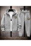Football Printed Hooded Tracksuit Set - 2