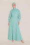 Ruffled Bead Embroidered Detailed Dress 40546 - 2
