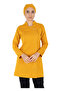 Luxe Hijab Mustard/Black Thick Fabric Lycra Hijab Nurse Jersey and Doctor's Jersey Set - 3