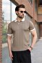 Mink Polo Collar Knitwear Men's T-Shirt E7470 - 2