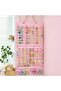 2-Tier Stylish Felt Hair Accessory Organizer Bag -Wall Mount Storage for Hairpins & More