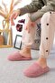 Lamb Fabric Wool Silent Sole Women's Slippers Indoor House Slippers - 2