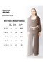 Ss6111 Cotton Trousers with Elastic Waist and Pocket Detail - 5