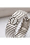 Brand Model Striped Steel Hoop Earrings - 4