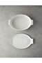Pure New Bone Oval Oven Dish 34.5X23X7.5 cm White - 3