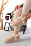 Women's Lightweight Fluffy Slippers Does Not Make Noise Thick Sole Home Shoes - 4