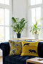 Decorative Throw Pillow Cover with Patterned Lines Embroidery 45X45 - 3