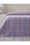 Flower Blast Printed Cotton Single Pique 150X220 cm Blue - 2