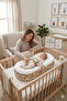 Newborn Premium Baby Reflux Bed - Breathable Collagen Fabric - with Waterproof Mattress - 2