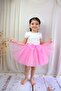 Girls' Tutu Skirt, with Pompoms or Plain - 8