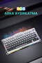 GravaStar K1 Gradient White:75% Hot-Swap، مفاتيح مخصصة، RGB، لاسلكي/سلكي، 8000 مللي أمبير في الساعة، متعدد المنصات - 5