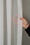 Glitter Bamboo Tulle Curtain – Dense Texture, 1/3 Pleated, No Ironing Required Stylish Design - 5