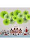 Fan Green Set of 6 - 2