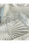 Cross Glass Boat Plate 25 cm Transparent - 3