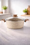 Eco Diez 24 cm Granit Deep Pot Cappuccino |   Non-Stick Pot with Glass Lid |   Scratch Resistant |   Large Volume Granite Pot |   Soup Pilaf Juicy Food Pot