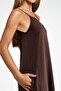 V-Neck A-Form Maxi Dress - 5