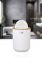 Linea Due Off-White Striped Round Trash Can - 4