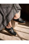 Women's Black Buckled Clog Slippers Closed Toe Perforated Comfortable Sole Daily Work Slipper