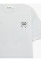 Printed on the Back, Comfortable Fit, Short-Sleeved, Crew-Neck Cotton T-Shirt with Bow. - 5