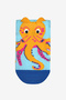 Boy's Deep Sea 4-Piece Booties Socks - 5
