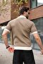Mink Polo Collar Knitwear Men's T-Shirt E7471 - 3