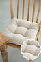 Premium Pofidik Single Chair Cushion 40X40Cm Special Stitched Puntolu Laced Comfortable Sitting Cushion - 6