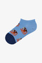 Boy's Summer Vibes 4-Piece Navy Blue Booties Socks - 3