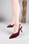 Lirae Gold Troklu Heeled Shoes Bordo