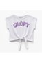 2-6 Years Old Girl's Printed T-Shirt Lilac Shorts Set-5 Y - 2