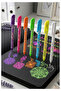 Neon Ballpoint Pen 1 Piece Pensan Neon Jely Highlighter Gel Pilot Pen Black Notebook Pen Soft Writing - 2