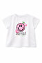2-6 Years Old Girl's Smiley Printed White T-Shirt-4 Y - 2
