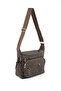 Crinkle / Clinkir Waterproof Fabric Multi-Eye Cross Sleeve And Shoulder Messenger Bag Mink 9507 - 8
