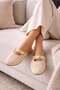 İnci Ve Gold t Buckled E Plaid D Textured Stylish Women's t Slipper House Slippers