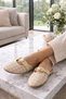 İnci Ve Gold t Buckled E Plaid D Textured Stylish Women's t Slipper House Slippers - 7
