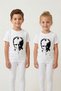 23 April White Atatürk Silhouette Printed Children's T-Shirt (7-16 Years Old) - Tribute to the Great Leader! - 5