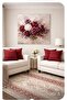 45X45Cm Burgundy Quality Throw Pillow Cover Dowry Gift Decorative Pillowcase - 2