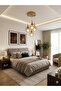 YAPI SARKIT 4 LÜ AVİZE ŞIK MODERN AVİZE - 6