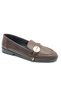 Feles Buckle Detail Women's Ballet Flats Shoes Brown - 2