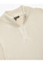 Cotton Long Sleeve Half Zip Knitwear Sweater - 5