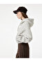 Hooded Long Sleeve Zip-Up Cropped Jacket - 3