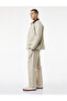 Comfortable Fit Pocketed Cotton High Waist Gabardine Trousers - 2