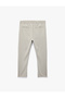 Viscose Blended Pocket Detailed Relaxed Cut Waist Lace up Trousers - 4