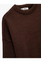 Long Sleeve Crew Neck Basic Knitwear Sweater - 5