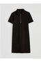 Lcw Everyday Brown Polo Collar Mini Dress - 3