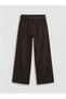 Lcw Jeans Brown Belted Waist Wideleg Fit Women's Jean Trousers - 2