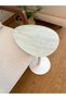 Tempered Unbreakable Glass Coffee Table - Marble Pattern - 5