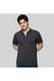 Men's Slim Fit Small Lion Zipper Polo - 4